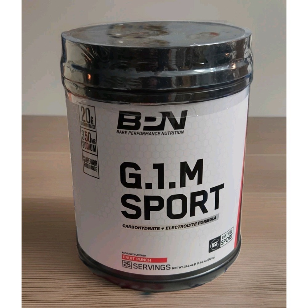 BARE PERFORMANCE NUTRITION BPN G.1.M SPORT BPN FRUIT PUNCH 22.2 Oz 2/27